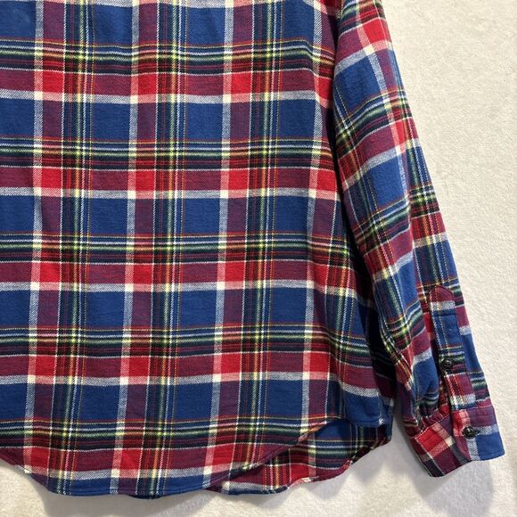 Polo Ralph Lauren Shirt Men’s Size XL Plaid Button Up Flannel Cotton Pockets - Picture 10 of 13